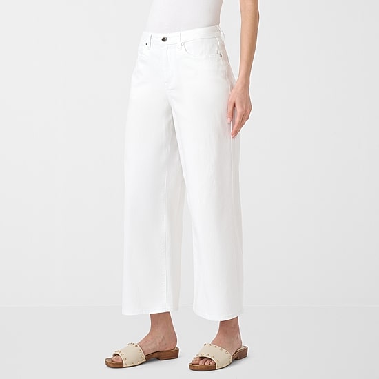RM Rebecca Minkoff Womens Mid Rise Wide Leg Jean