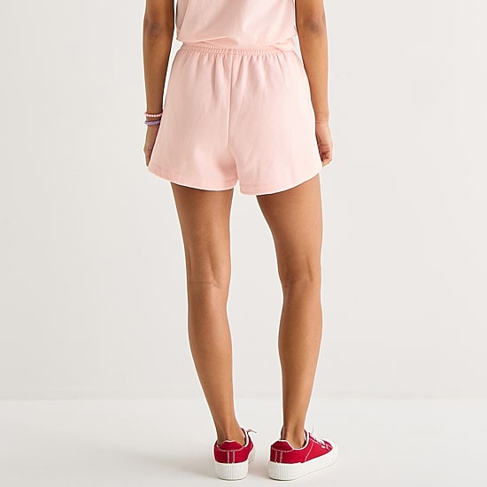Womens High Rise Juniors Strawberry Shortcake Pull-On Short