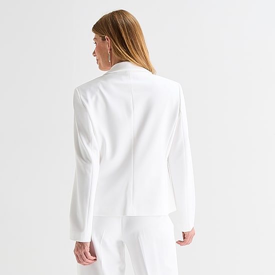 Black Label by Evan-Picone Womens Classic Fit Double Breasted Suit Jacket