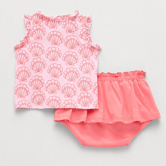 Okie Dokie Baby Girls Jersey 2-pc. Skort Set