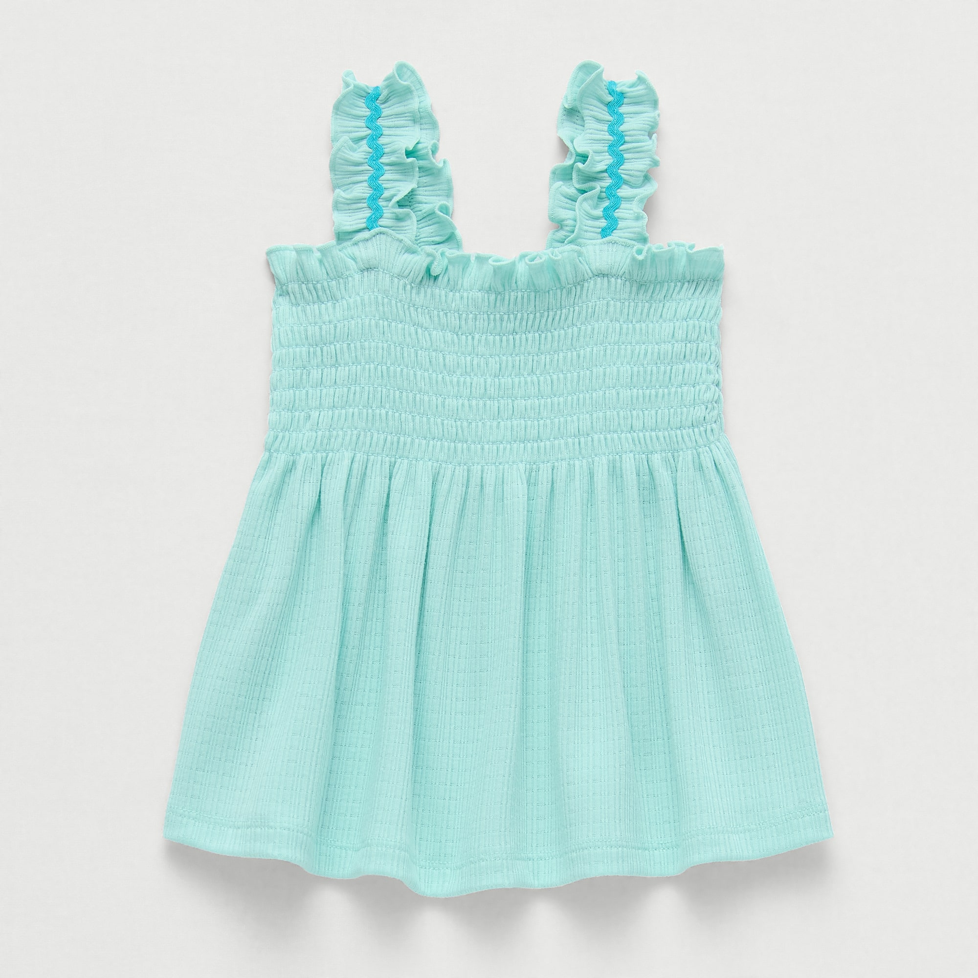 Okie Dokie Baby Girls Square Neck Sleeveless Tank Top