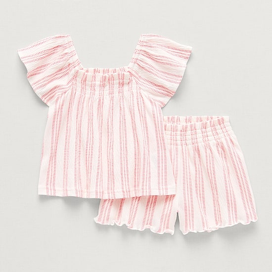 Okie Dokie Baby Girls Jersey 2-pc. Short Set