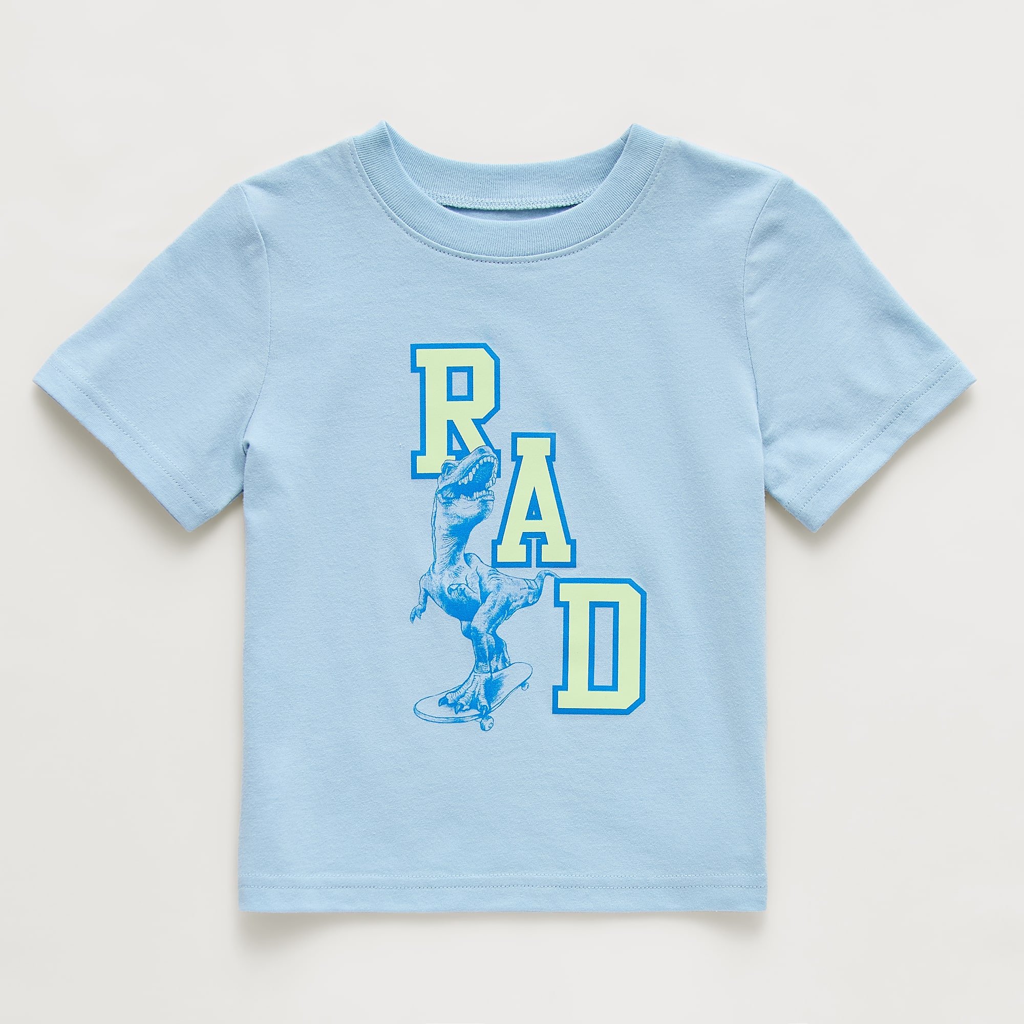 Okie Dokie Toddler & Little Boys Round Neck Short Sleeve Regular Fit Graphic T-Shirt