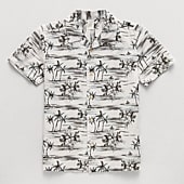 Thereabouts Little & Big Kid Boys Short Sleeve Regular Fit Button-Down Shirt