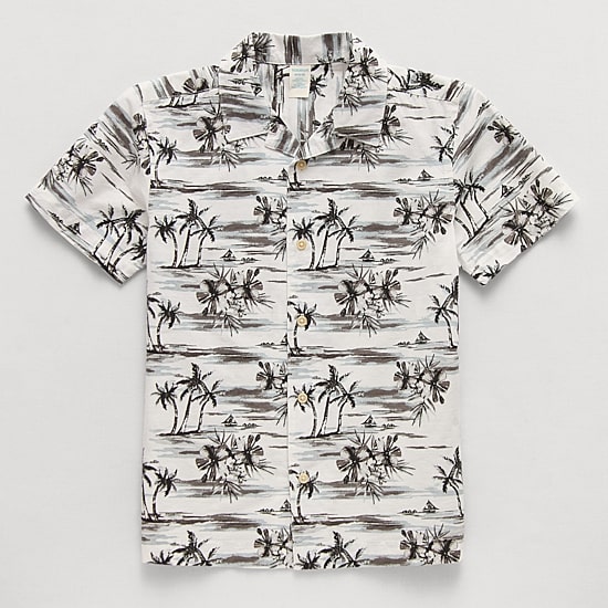 Thereabouts Little & Big Kid Boys Short Sleeve Regular Fit Button-Down Shirt