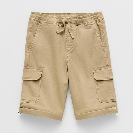Thereabouts Loose Fit Zip Off Little & Big Kid Boys Straight Cargo Pant