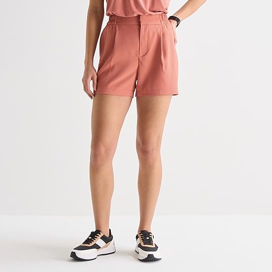 Stylus Womens High Rise Pull-On Short