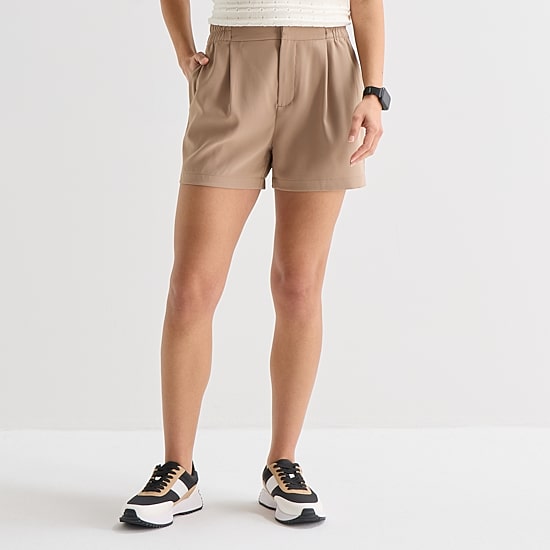 Stylus Womens High Rise Pull-On Short