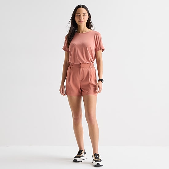 Stylus Womens High Rise Pull-On Short