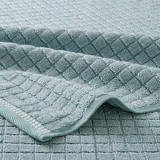 Town And Country Windowpane Textured 6-pc. Quick Dry Bath Towel Set