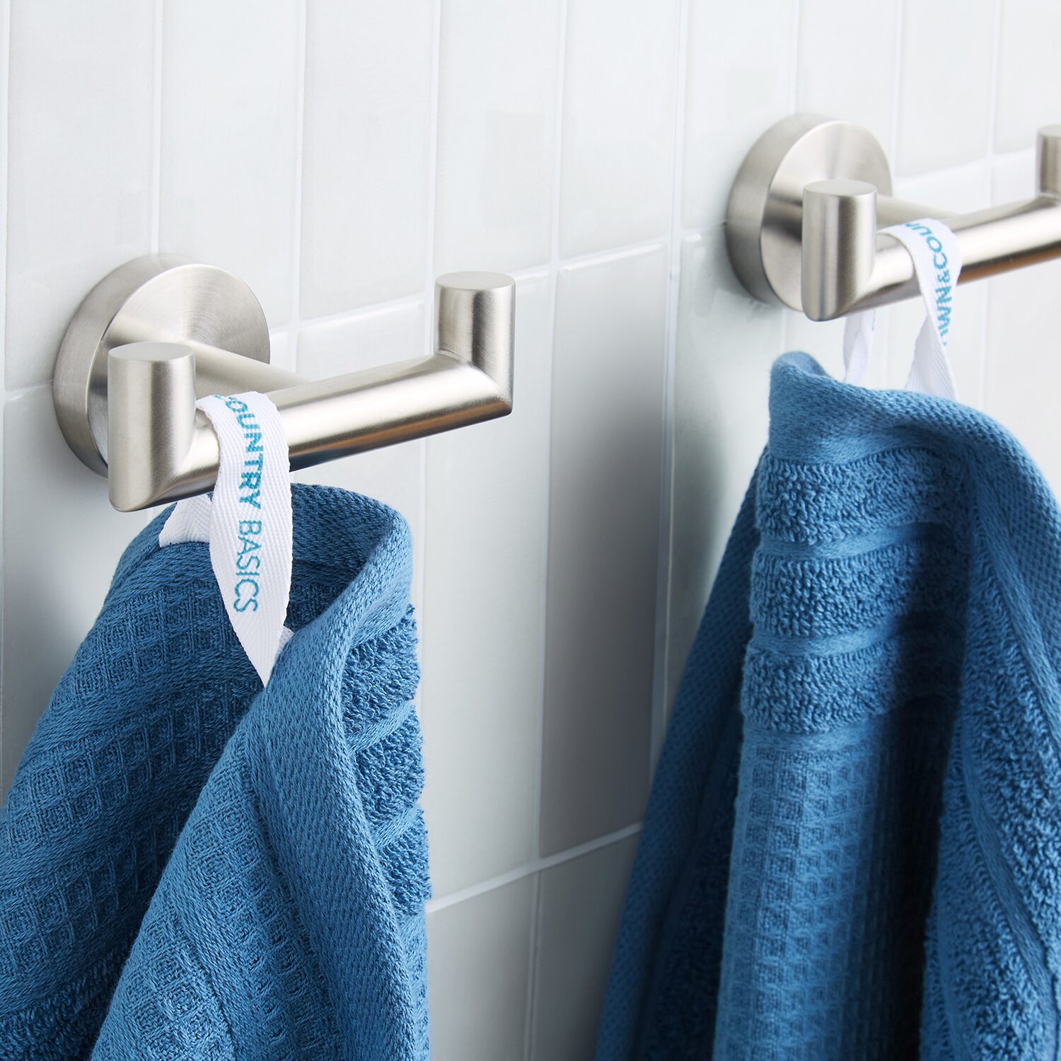 Town And Country Small Waffle Woven Terry Stripe 4-pc. Quick Dry Bath Towel Set