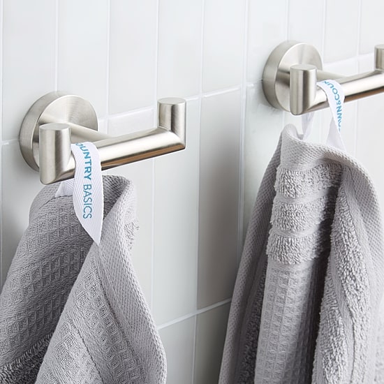 Town And Country Small Waffle Woven Terry Stripe 4-pc. Quick Dry Bath Towel Set