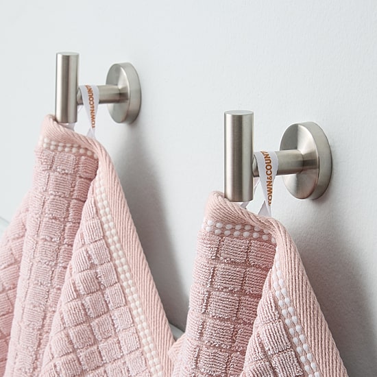 Town And Country Windowpane Textured 4-pc. Quick Dry Bath Towel Set