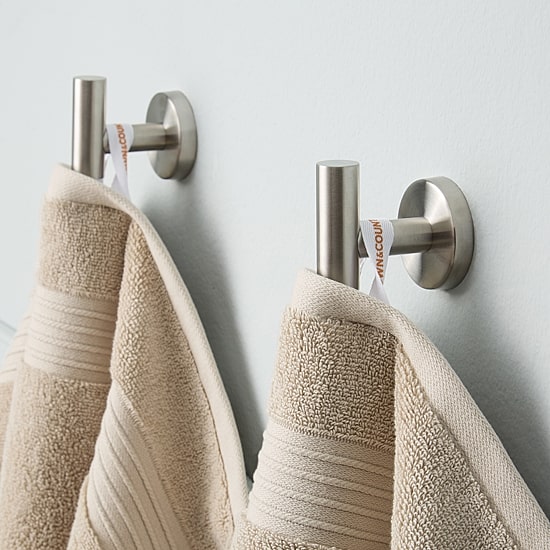 Town And Country Solid Dobby Border 4-pc. Quick Dry Bath Towel Set