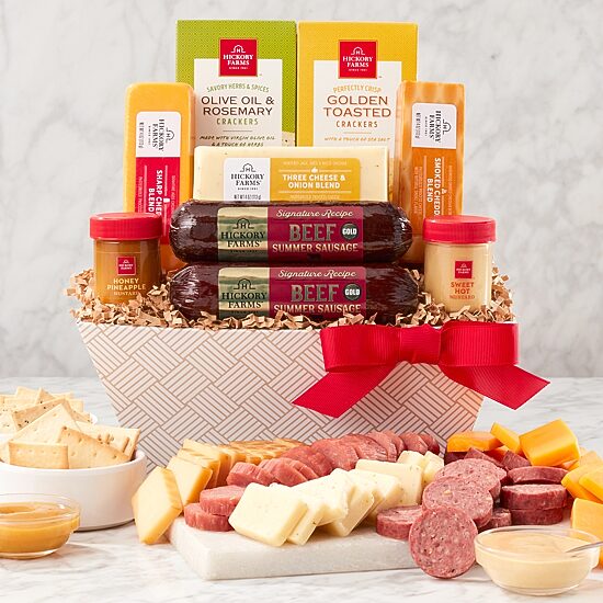 Hickory Farms Signature Flavors Gift Basket Set