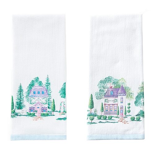 Lenox Spice Village 2 Pack Kitchen Towel In Multi