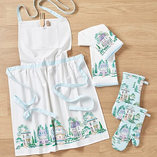 Lenox Spice Village Kitchen Apron Set