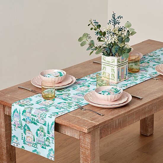 Lenox Spice Village Allover Table Runner