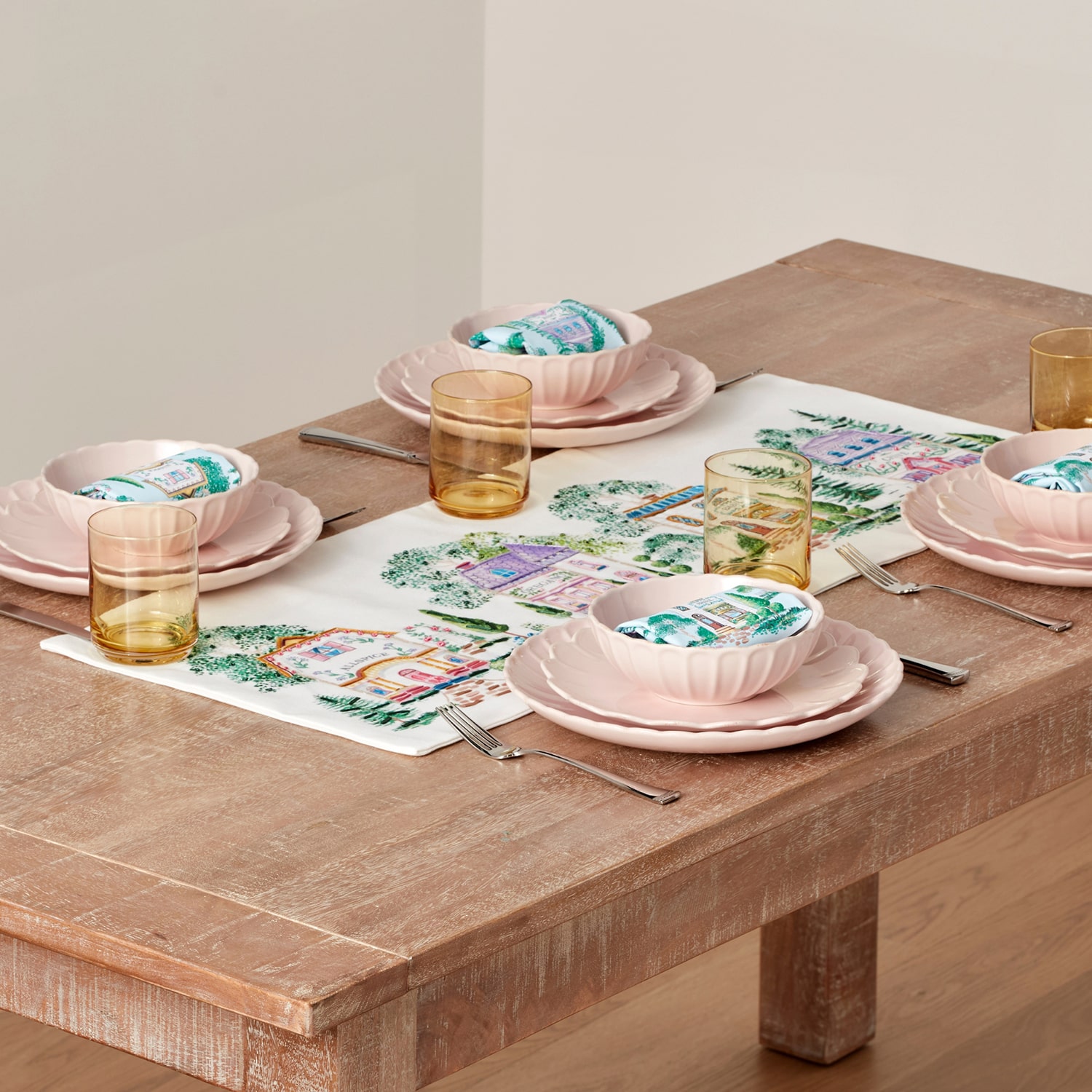 Lenox Spice Village Centerpiece 14X36 Table Runner