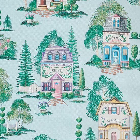 Lenox Spice Village Allover 70" Round Tablecloth