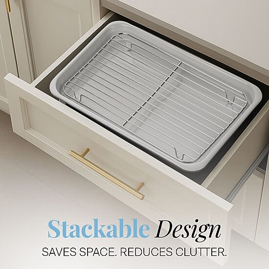 Gotham Steel Nonstick Stackable 6-pc. Bakeware Set
