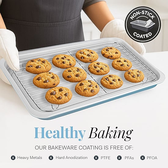 Gotham Steel Nonstick Stackable 6-pc. Bakeware Set