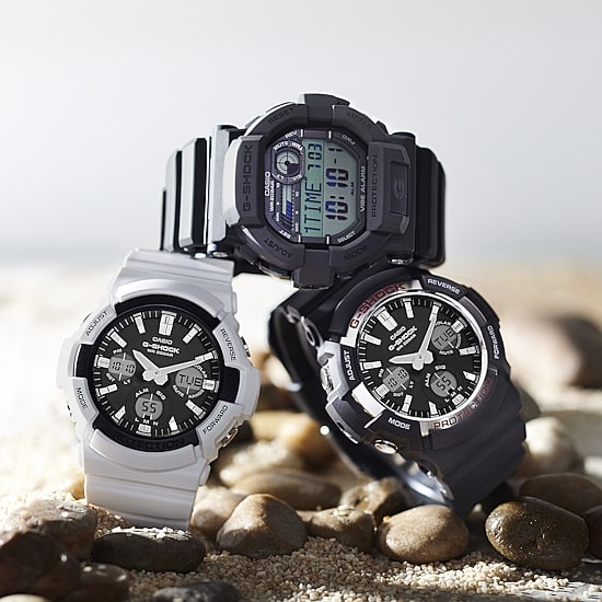 メンズCASIO G-SHOCK Casio G-Shock Mens Black Strap Watch Gas100-1a - JCPenney