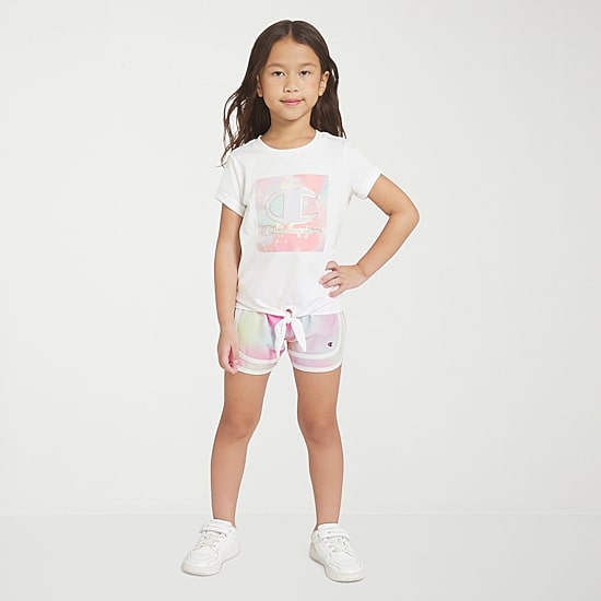 Champion Little Girls Knit 2-pc. Short Set