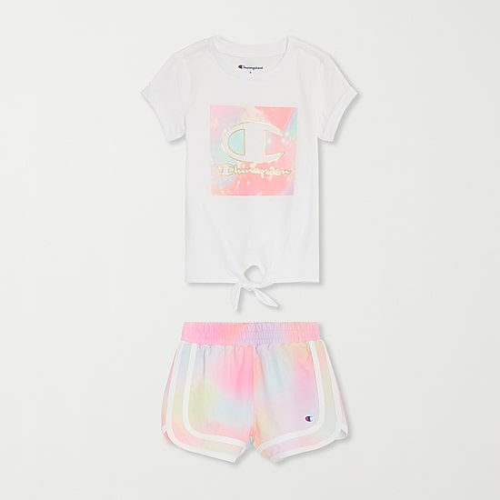Champion Little Girls Knit 2-pc. Short Set