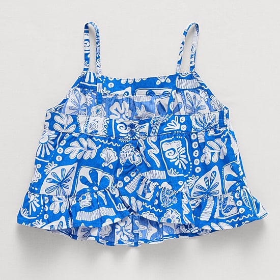 Thereabouts Little & Big Kid Girls Square Neck Sleeveless Tank Top