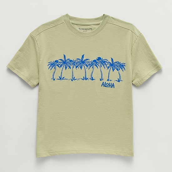 Thereabouts Little & Big Kid Boys Crew Neck Short Sleeve Oversized Graphic T-Shirt