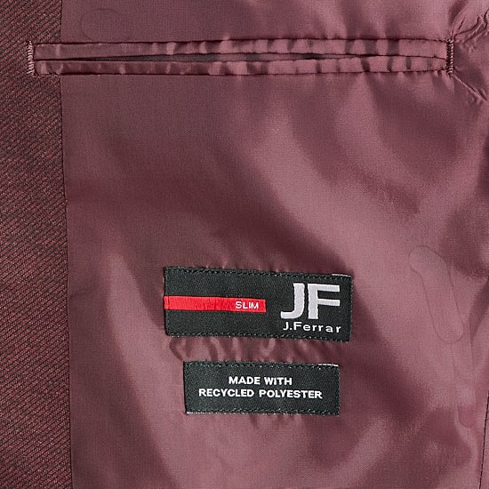 J. Ferrar 360 Stretch Knit Texture Mens Slim Fit Sport Coat