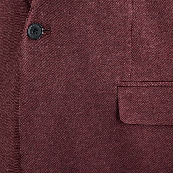 J. Ferrar 360 Stretch Knit Texture Mens Slim Fit Sport Coat