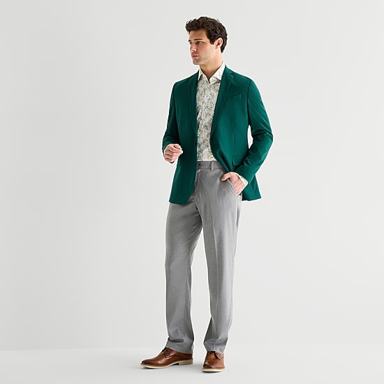J. Ferrar Mens Slim Fit Sport Coat