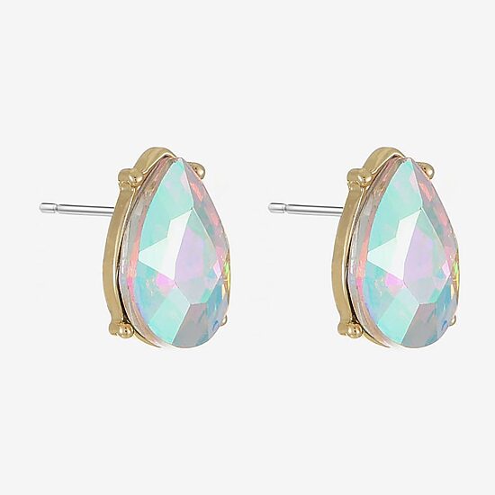 Monet Jewelry Glass 14mm Stud Earrings