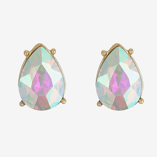 Monet Jewelry Glass 14mm Stud Earrings