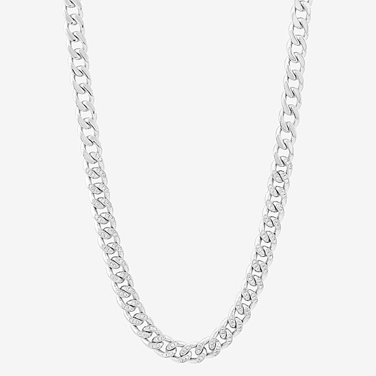Limited Quantities! Womens Sterling Silver 18 Inch Curb Chain Necklace