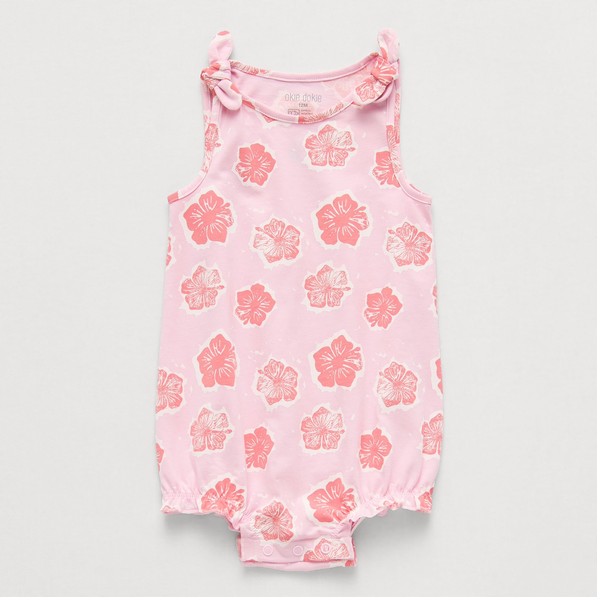 Okie Dokie Baby Girls Sleeveless Romper