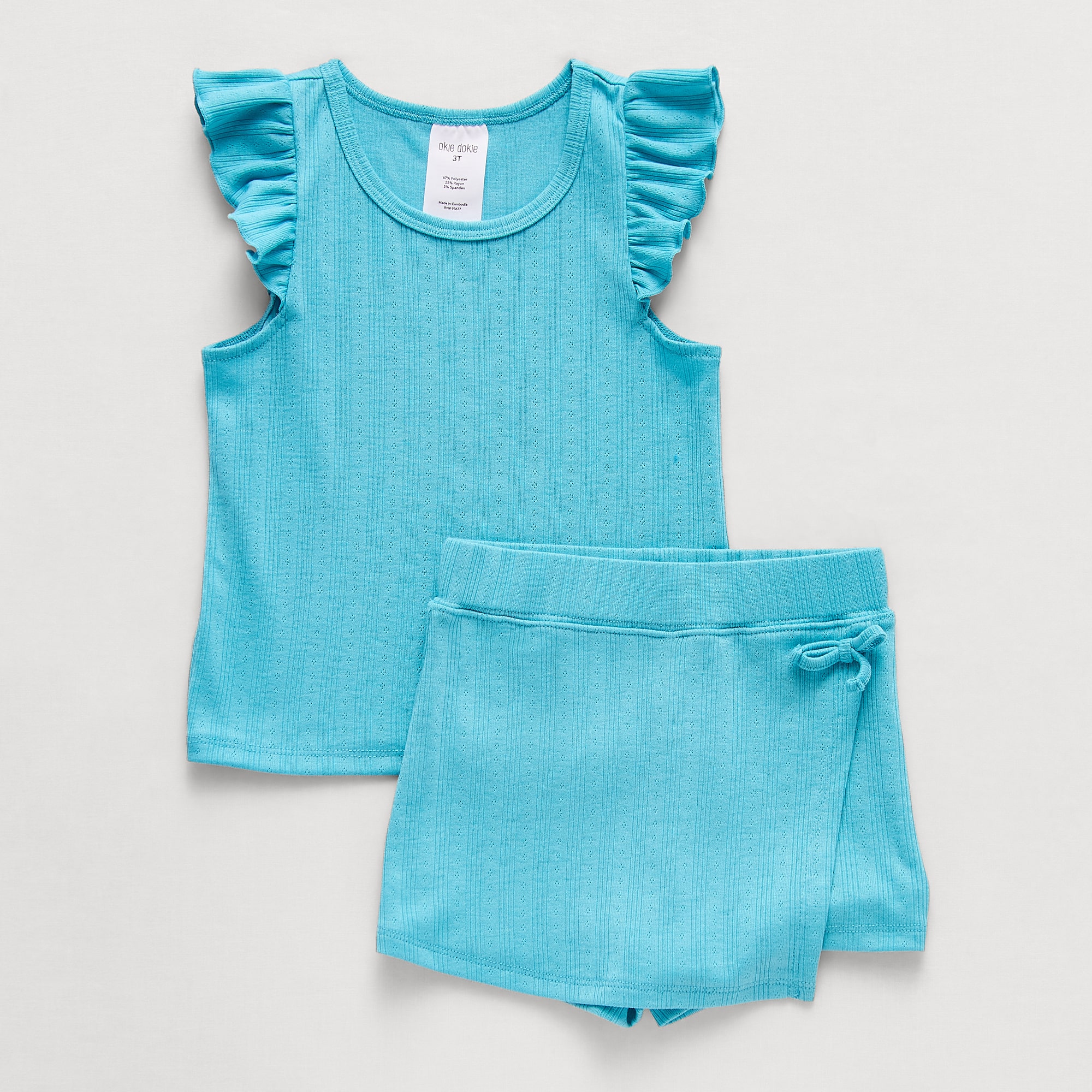 Okie Dokie Toddler & Little Girls 2-pc. Skort Set