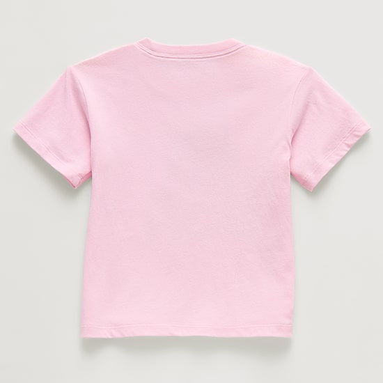 Okie Dokie Toddler & Little Girls Round Neck Short Sleeve Regular Fit Graphic T-Shirt