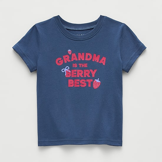 Okie Dokie Toddler & Little Girls Round Neck Short Sleeve Regular Fit Graphic T-Shirt