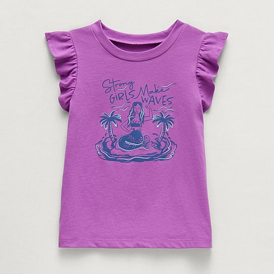 Thereabouts Little Girls Round Neck Short Sleeve T-Shirt
