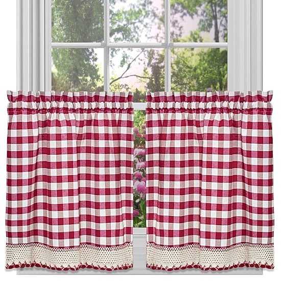 Buffalo Check 2-pc. Rod Pocket Window Tier