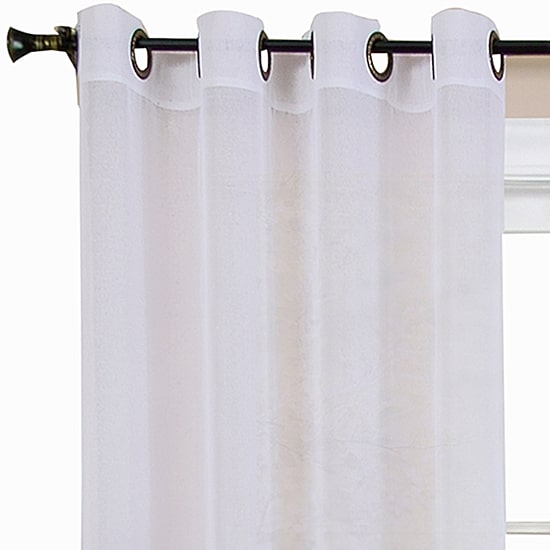 Essence Grommet Top Sheer Single Curtain Panel