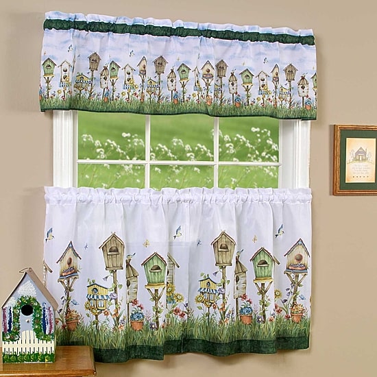 Rod Pocket Kitchen Curtains & Drapes Window Set
