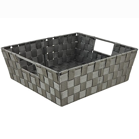 Simplify Woven Strap Shelf Bin