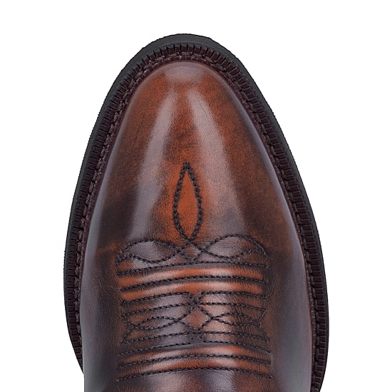 Laredo Mens Fletcher Block Heel Cowboy Boots