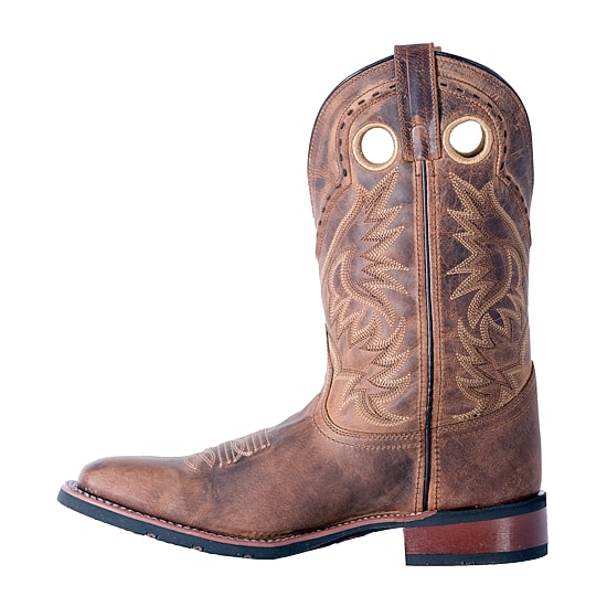 Laredo Mens Kane Block Heel Cowboy Boots
