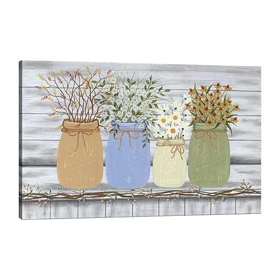 Lumaprints Country Flowers Canvas Art