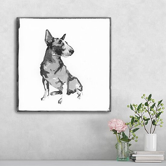 Lumaprints Bull Terrier Traditional Canvas Art